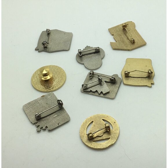 Jasper Molson Kimberly Sunshine Silver Star Lake Louise Ski 9 Collector Pins - Picture 2 of 2